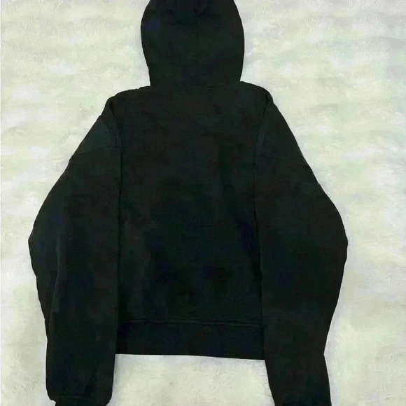 Divided Woman’s  Black Cropped Oversized-fit Hoodie size XS - Picture 2 of 7